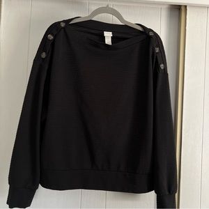 Sweater with buttons